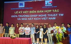 Ký kết hợp tác Đào tạo giữa NUAE với Nhà Hát Kịch Việt Nam