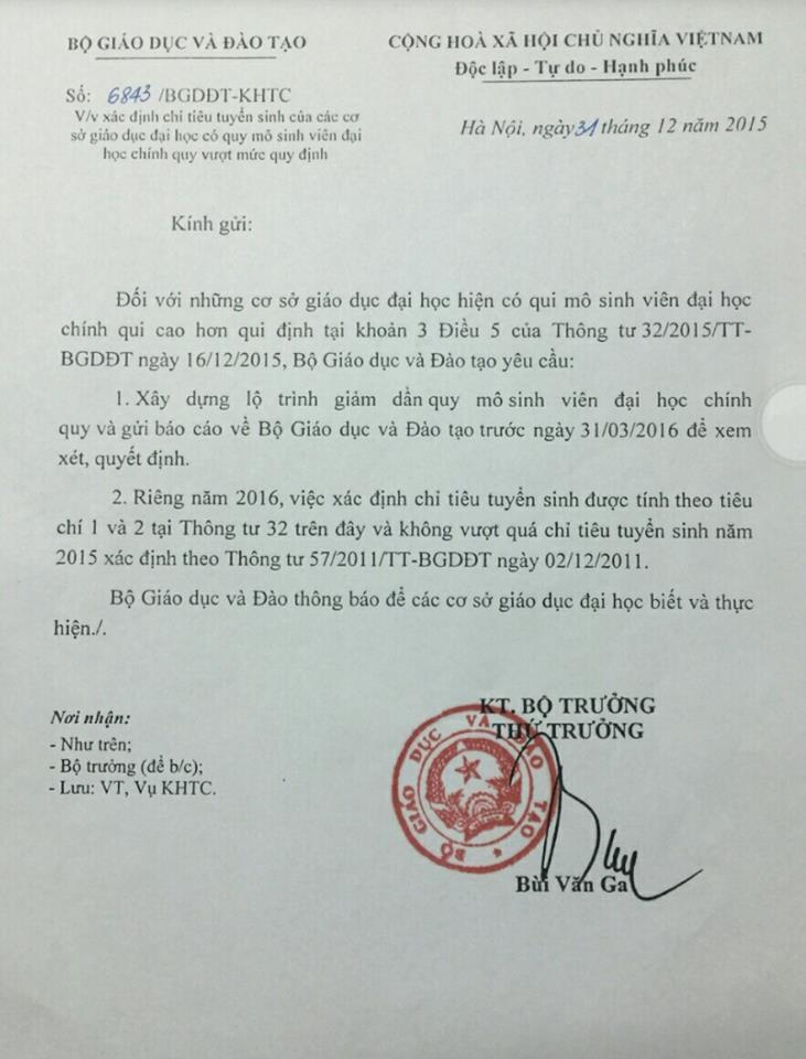 Bộ GD-ĐT, sinh viên, đại học, quy định cứng