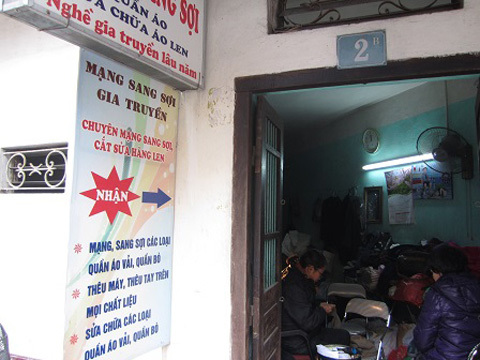 quần-áo, khâu-vá, hàng-hiệu, khách, kỷ-niệm, Hà-Nội, vải