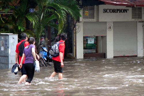 Hà Nội; ngập; bão số 6