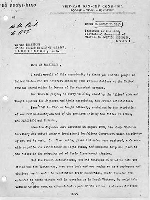 thư, Hồ Chí Minh, Hoa Kỳ, Obama, Trương Tấn Sang