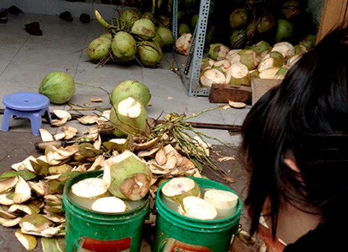 tẩy trắng, thực phẩm bẩn