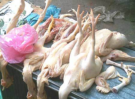 tẩy trắng, thực phẩm bẩn