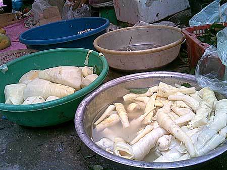 tẩy trắng, thực phẩm bẩn