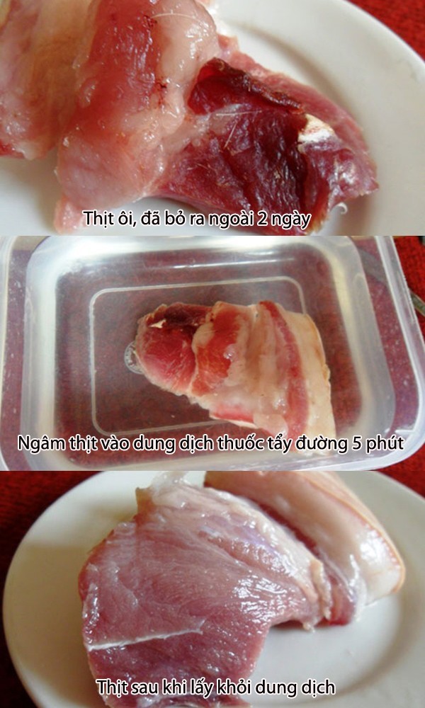 thịt thối, nhậu, bẩn