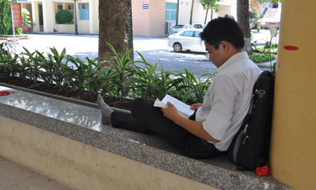 sinh viên, nắng nóng, chống nóng, hè