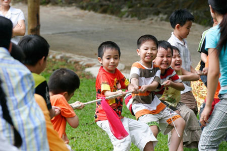 Hồ Ngọc Đại, giáo dục, trẻ em, học, chơi